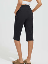 15" Knit Elastic Waist Beach Capris