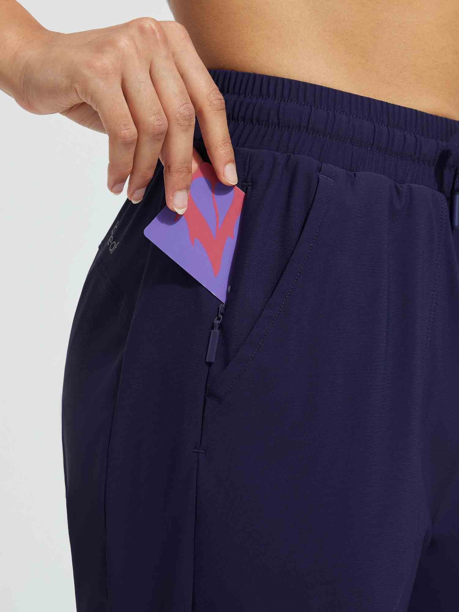 15" Knit Elastic Waist Beach Capris