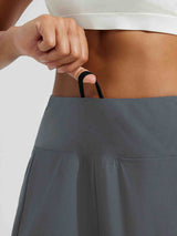 5" Zip Needle Woven Patchwork Elastic Waist Short Beach Shorts