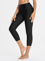 20" Knit Casual Mid-Length Swim Capris