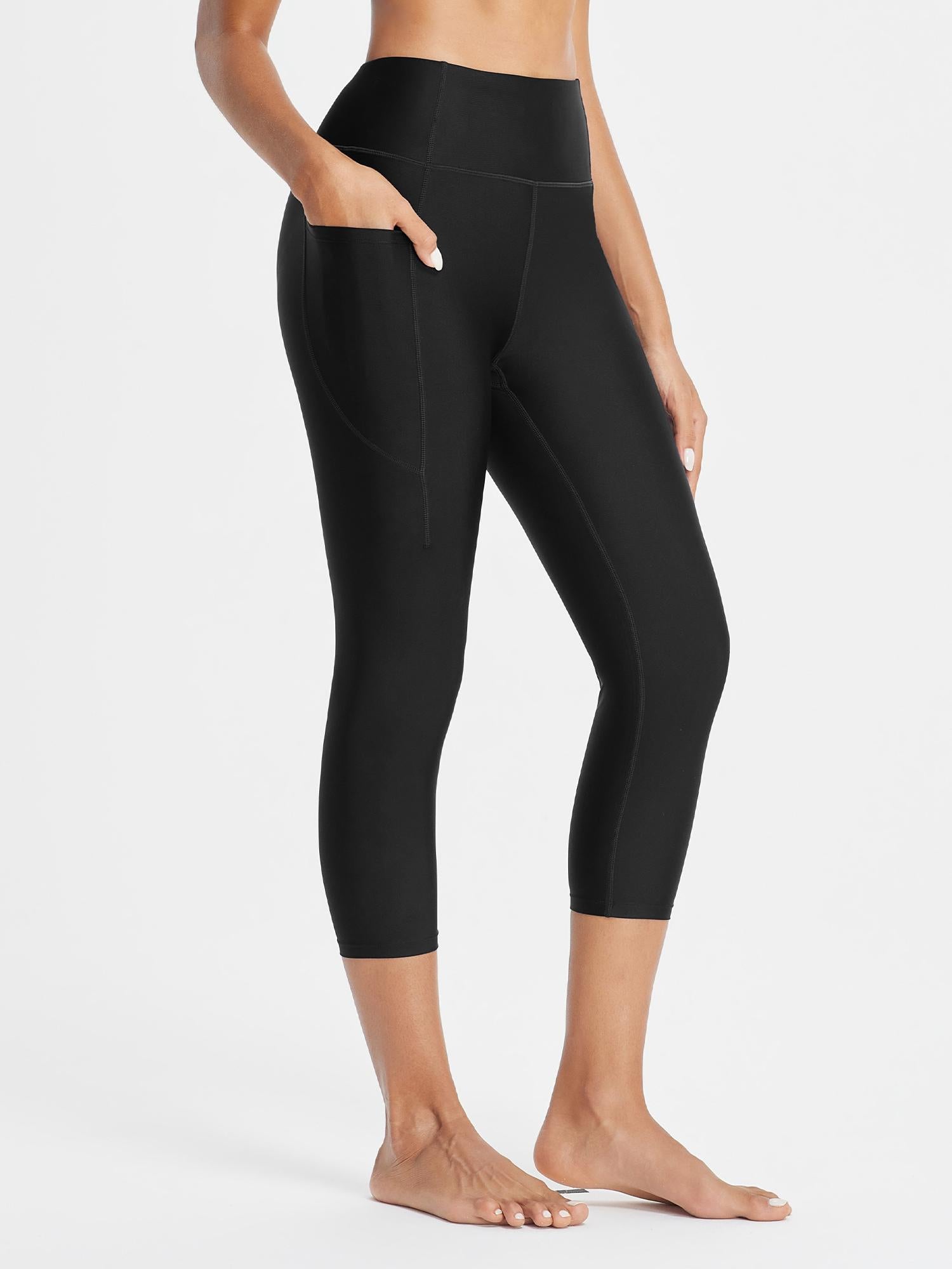20" Knit Casual Mid-Length Swim Capris