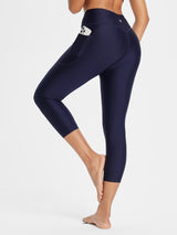 20" Knit Casual Mid-Length Swim Capris
