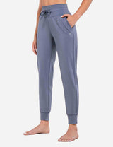 Baleaf Women's Laureate 27" Water-Resistant Thermal Joggers cbh037 Infinity Side